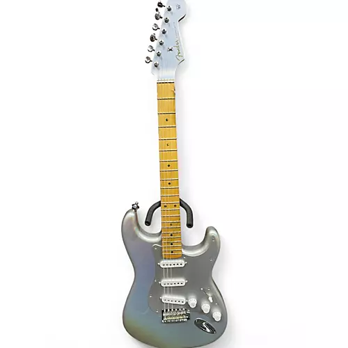 Used Fender H.E.R. Stratocaster Chrome Glow Solid Body Electric Guitar Chrome Glow - musicians--Friend