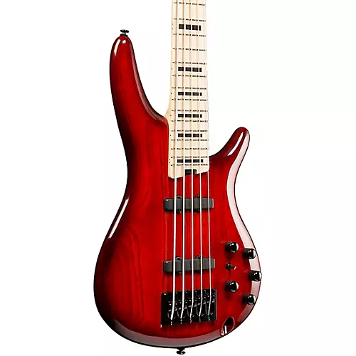 Ibanez ANB205 Adam Nitti Signature 5-String Bass Transparent Wine Red Burst - musicians--Friend