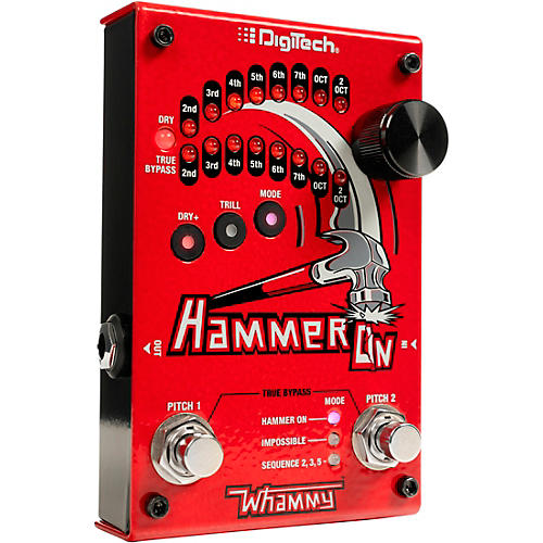 DigiTech HammerOn Pitch Octave Effects Pedal Red - musicians--Friend