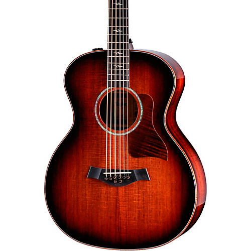 Taylor Custom All Tasmanian Blackwood 8-String Baritone Grand Auditorium Acoustic-Electric Guitar Shaded Edge Burst - musicians--Friend