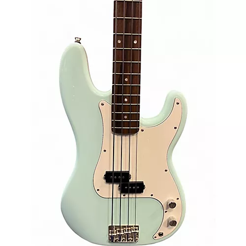 Used Squier Classic Vibe 1970S Precision Bass TEAL Electric Bass Guitar TEAL - musicians--Friend