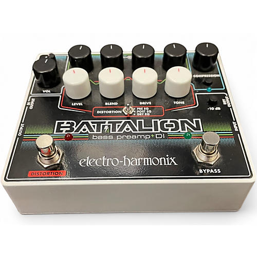 Used Electro-Harmonix BATTALION Bass Effect Pedal - musicians--Friend