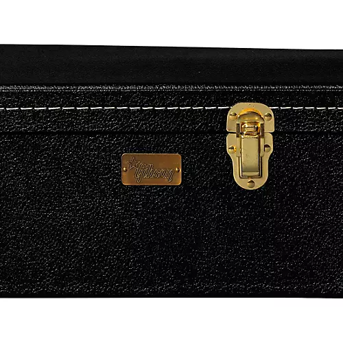 Gibson Lifton Historic Black/Goldenrod Hardshell Case, Dreadnought - musicians--Friend