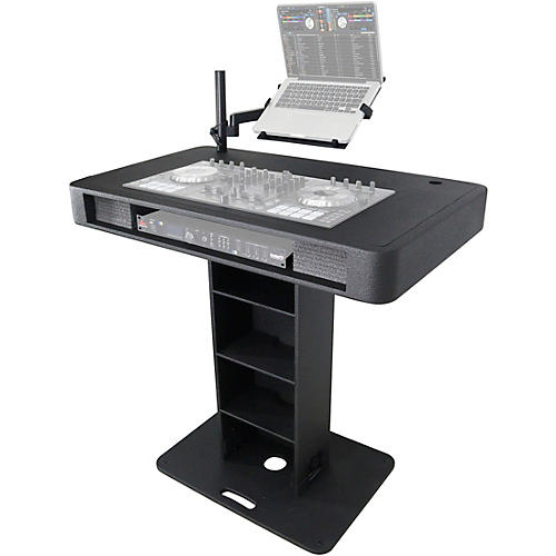 ProX Control Tower DJ Podium Stand Travel Case for Pioneer XDJ-XZ, DDJ-1000 SRT, DDJ-SZ2, DDJ SX-3, Black Finish - musicians--Friend