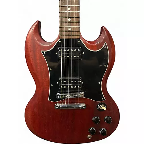 Used Gibson SG Wine Red Solid Body Electric Guitar Wine Red - musicians--Friend