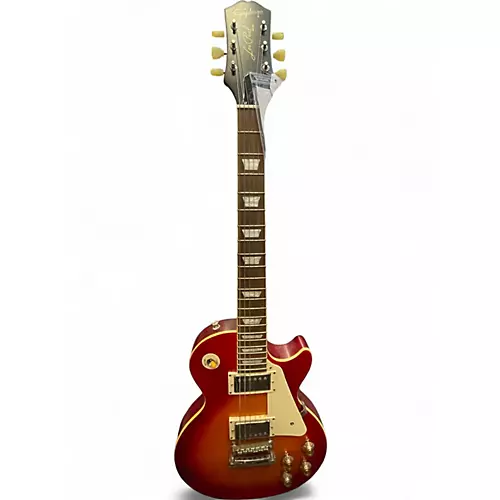 Used Epiphone 1959 Reissue Les Paul Standard Cherry Sunburst Solid Body Electric Guitar Cherry Sunburst - musicians--Friend