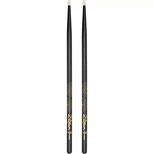 Zildjian Limited-Edition Z Custom Black Chroma Drum Sticks 5B Wood - musicians--Friend
