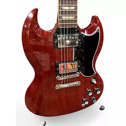 Used Gibson sg custom 61 Faded Cherry Solid Body Electric Guitar Faded Cherry - musicians--Friend