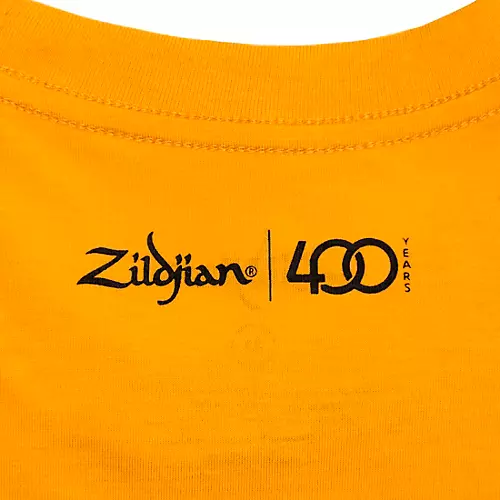 Zildjian Limited-Edition 400th Anniversary '60s Rock T-Shirt XX Large Gold - musicians--Friend