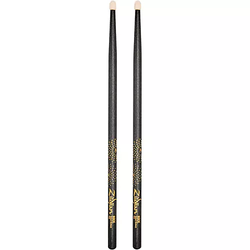 Zildjian Limited-Edition Z Custom Black Chroma Drum Sticks 5B Wood - musicians--Friend