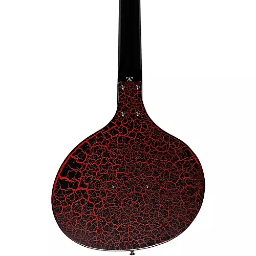 Danelectro Baby Sitar Electric Guitar Red Crackle - musicians--Friend