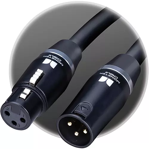 Monster Cable Prolink Studio Pro 2000 Microphone Cable 30 ft. Black - musicians--Friend