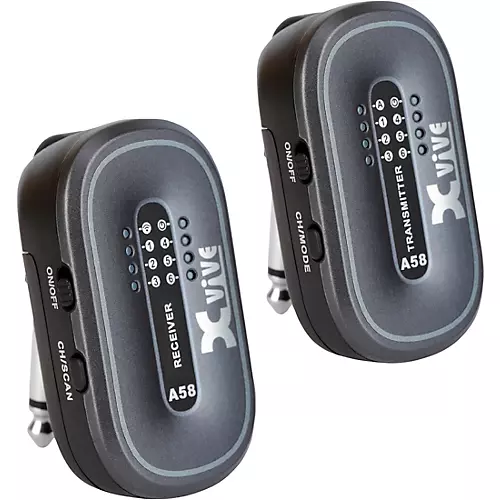 Xvive A58 Wireless Guitar System Black - musicians--Friend