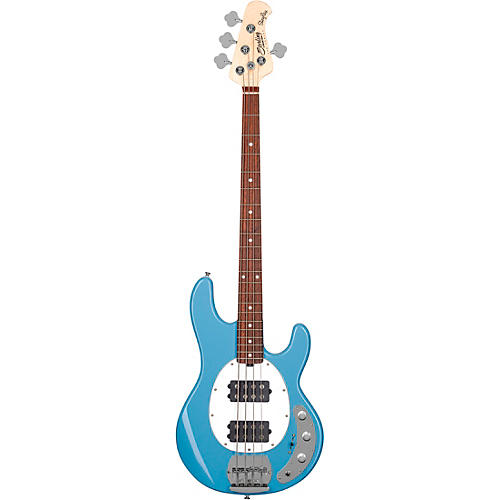 Sterling by Music Man StingRay Ray4HH Electric Bass Chopper Blue - musicians--Friend