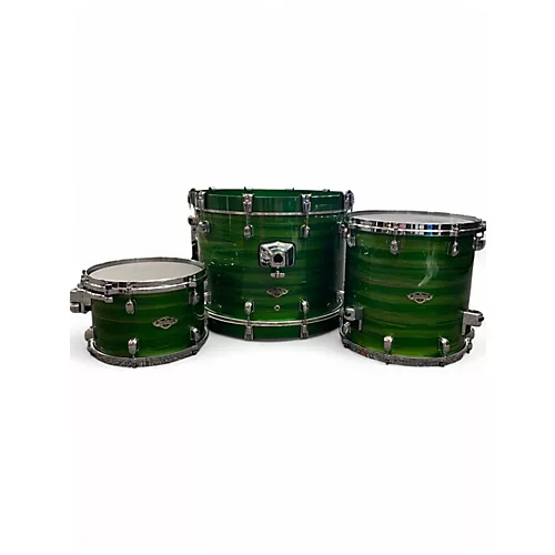 Used TAMA 3 Piece Starclassic shamrock oyster Drum Kit shamrock oyster - musicians--Friend