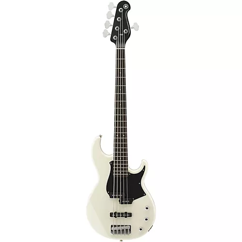 Yamaha BB235 5-String Electric Bass Natural Satin Black Pearl Pickguard - musicians--Friend