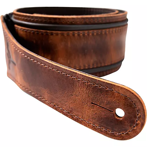 Taylor Leather Fountain Strap Weathered Brown 2.5 in. - musicians--Friend