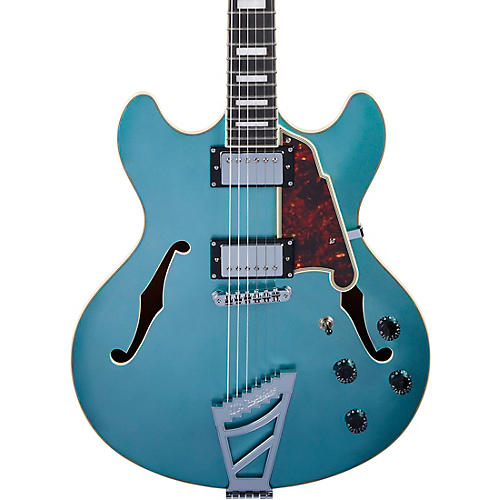 D'Angelico Premier DC Semi-Hollow Electric Guitar With Stairstep Tailpiece Ocean Turquoise - musicians--Friend