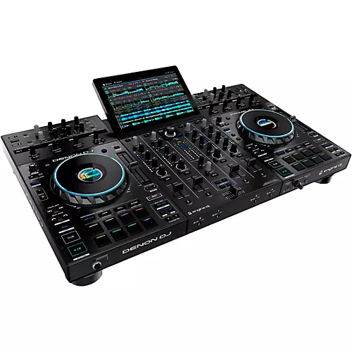 Denon DJ PRIME 4+ Standalone Streaming 4-Channel DJ Controller White - musicians--Friend