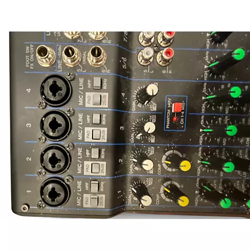 Used Yamaha MG10XU 10 Channel Mixer with Effects Unpowered Mixer - musicians--Friend