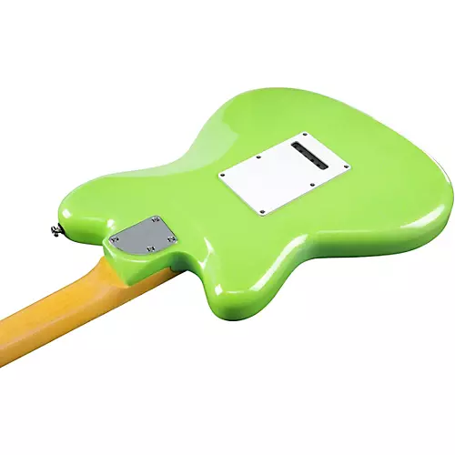 Ibanez Yvette Young YY10 Signature Electric Guitar Slime Green Sparkle - musicians--Friend