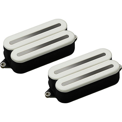 Fishman Fluence Open Core Modern Humbucker 6-String Black Nickel Blades Electric Guitar Pickup Set White - musicians--Friend