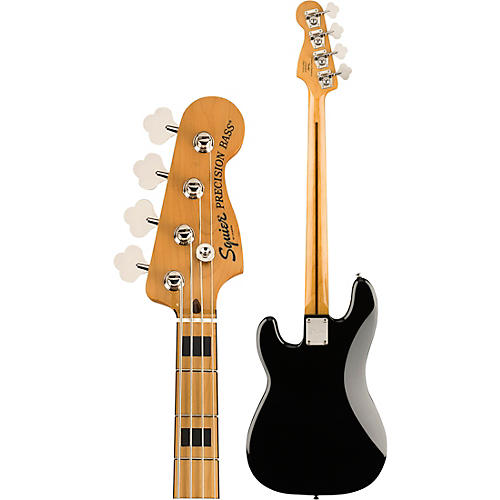 Squier Classic Vibe '70s Precision Bass Maple Fingerboard Black - musicians--Friend