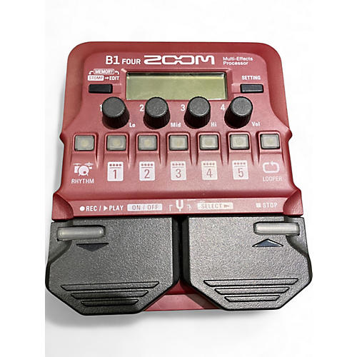 Used Zoom B1 FOUR Bass Effect Pedal - musicians--Friend