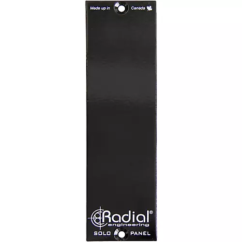 Radial Engineering 500 Series Solo Double-Wide Filler Panel - musicians--Friend