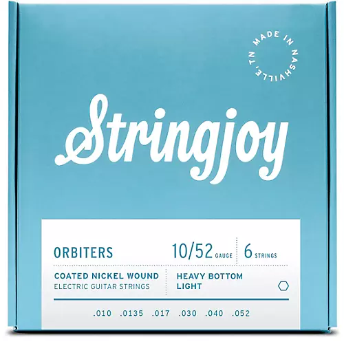 Stringjoy Orbiters Coated Nickel Wound Electric Guitar Strings 12 - 56 - musicians--Friend