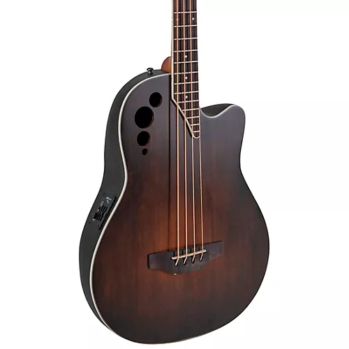 Applause AEB4-7S Traditional Series Mid-Depth Acoustic-Electric Bass Guitar Honey Burst - musicians--Friend