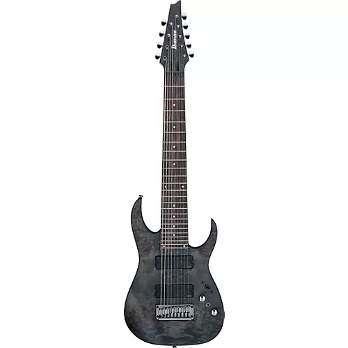 Ibanez RG9PB RG Axe Design Lab 9-String Electric Guitar Transparent Gray Flat - musicians--Friend