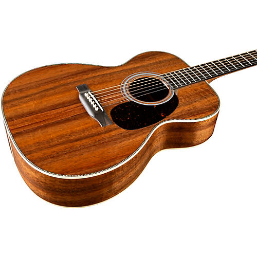 Martin Custom Shop All Flamed Koa Grand Auditorium Acoustic Guitar Natural - musicians--Friend