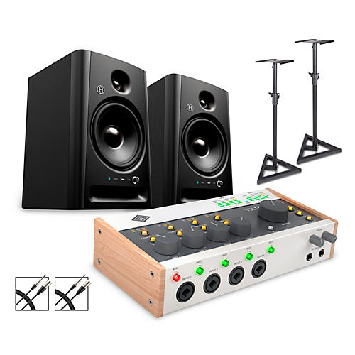 Universal Audio Volt 476P With Harbinger Studio Monitor Pair, Stands & Cables SM508 - musicians--Friend