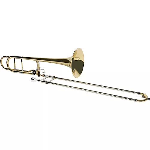Allora ATB-450 Vienna Series Intermediate F-Attachment Trombone Lacquer Yellow Brass Bell - musicians--Friend