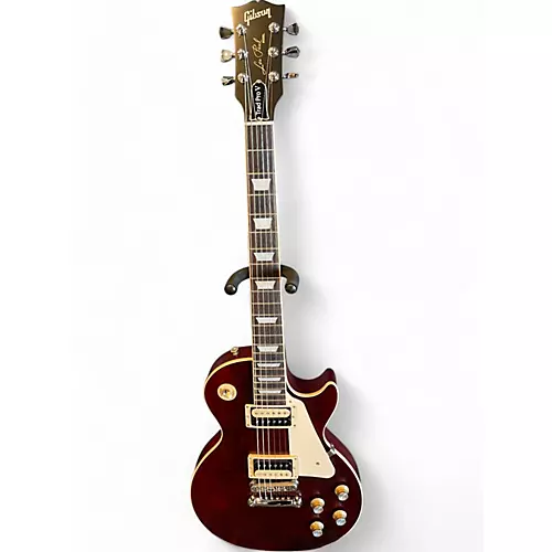 Used 2023 Gibson Les Paul Traditional Pro V Cherry Solid Body Electric Guitar Cherry - musicians--Friend