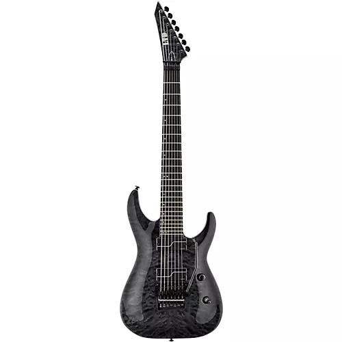 ESP LTD Buz McGrath BUZ-7 Electric Guitar See-Thru Black - musicians--Friend