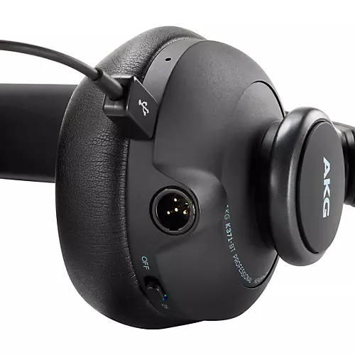 AKG K371-BT Over-Ear, Closed-Back Foldable Studio Headphones With Bluetooth Black - musicians--Friend