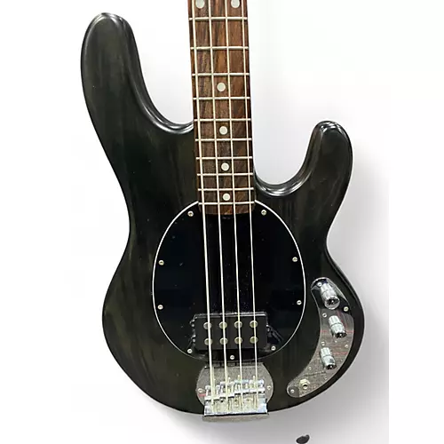 Used Sterling by Music Man Sub 4 Black Electric Bass Guitar Black - musicians--Friend