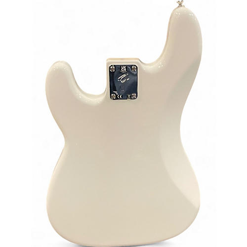 Used Fender Player Precision Bass White Electric Bass Guitar White - musicians--Friend
