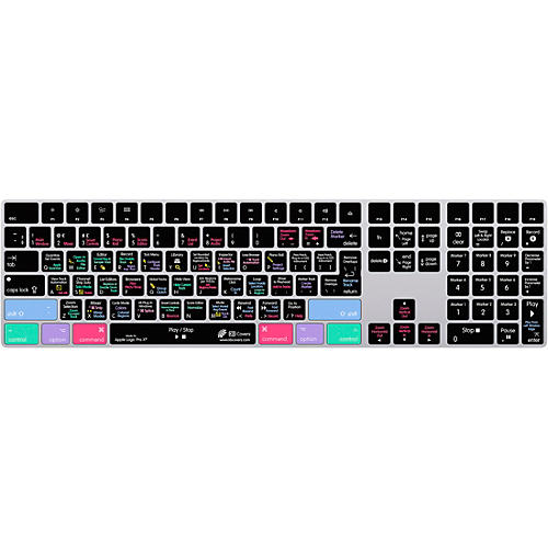 KB Covers Logic Pro X Keyboard Cover for Apple Magic Keyboard With Num Pad - musicians--Friend