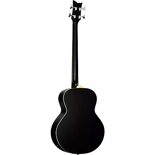Ortega D7E 4-String Acoustic/Electric Bass Guitar Satin Black - musicians--Friend
