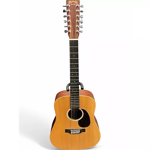 Used Martin X SERIES CUSTOM Natural 12 String Acoustic Electric Guitar Natural - musicians--Friend