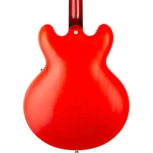 Gibson ES-335 Satin Semi-Hollow Electric Guitar Satin Cherry - musicians--Friend