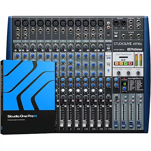 PreSonus StudioLive AR16c 16-Channel Hybrid Digital/Analog Performance Mixer - musicians--Friend