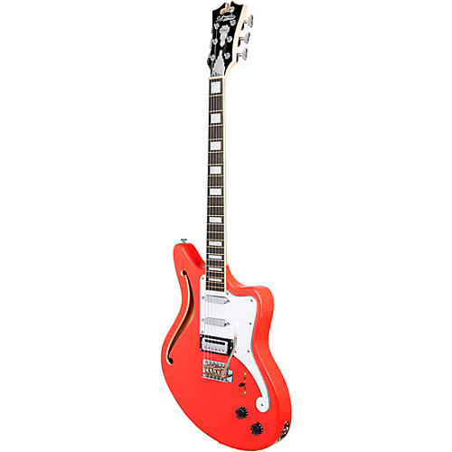 D'Angelico Premier Series Bedford SH Limited-Edition Electric Guitar With Tremolo Navy Blue - musicians--Friend