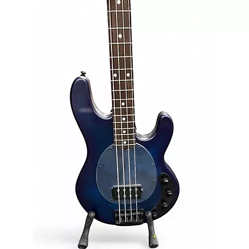 Used Sterling by Music Man STINGRAY 34 PURPLE Electric Bass Guitar PURPLE - musicians--Friend