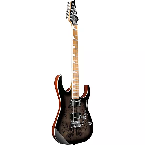 Ibanez GRG220PA1 GIO RG Electric Guitar Transparent Brown Black Burst - musicians--Friend