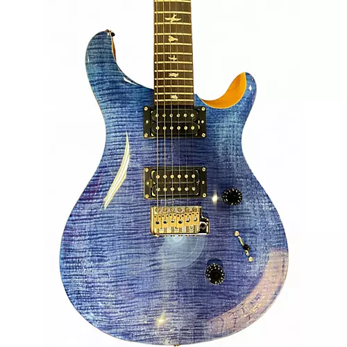 Used PRS SE Custom 24 Whale Blue Solid Body Electric Guitar Whale Blue - musicians--Friend
