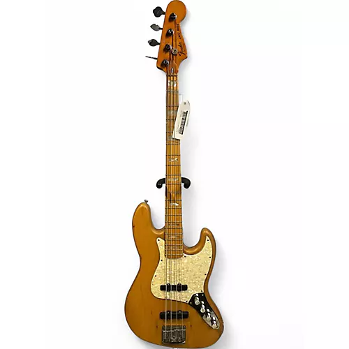 Vintage 1978 Fender 1970S Jazz Bass Vintage Natural Electric Bass Guitar Vintage Natural - musicians--Friend